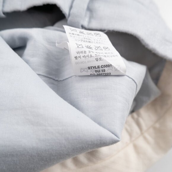 J. CREW pale blue 100% linen shorts size 2 - Picture 7 of 8
